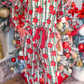 Plaid Poinsettia Ruffle Pajama Set