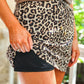 Safari Chic Leopard Skort