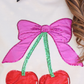 Cherry Bow Luxe Pullover