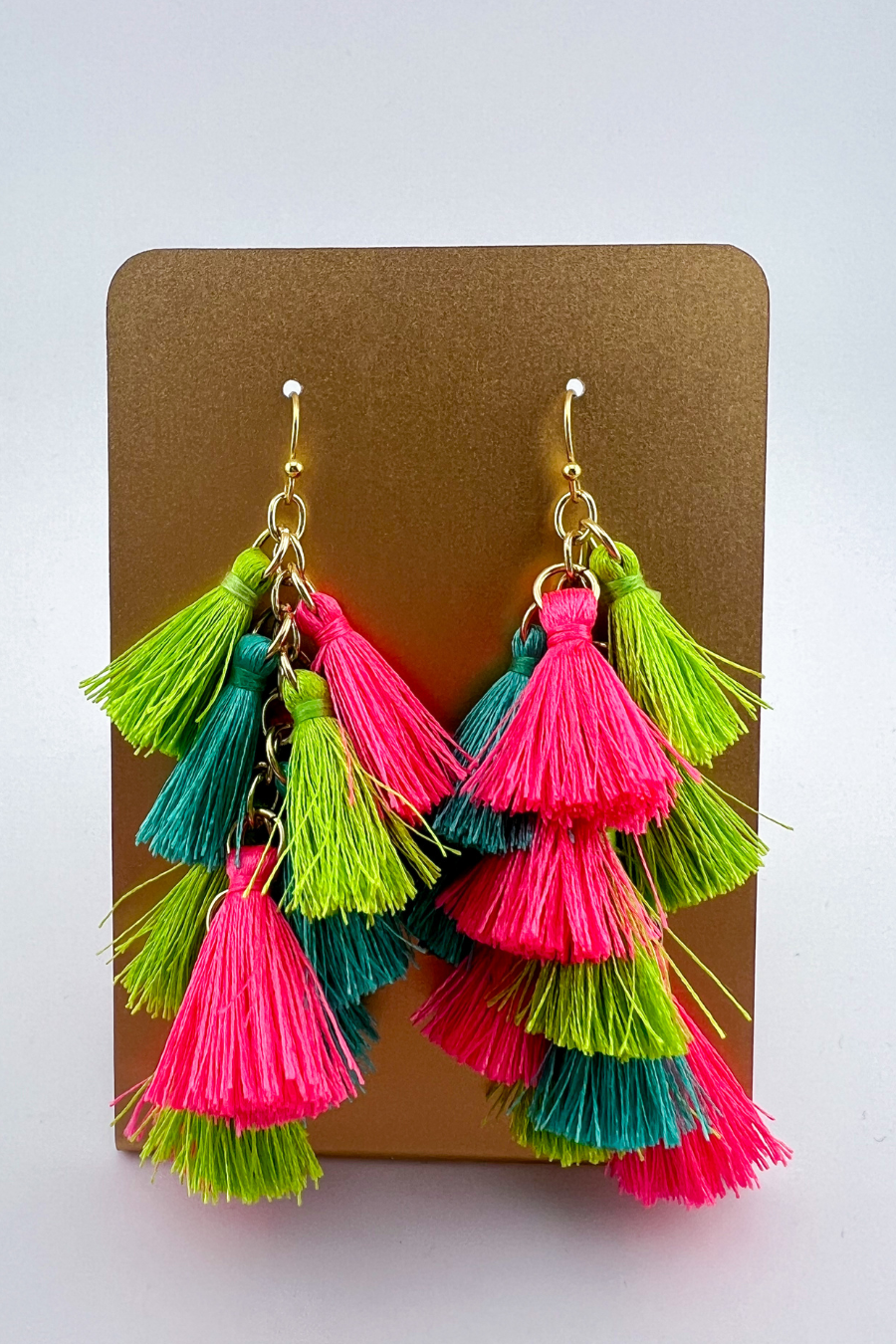 Bella Tiered Tassel Earrings