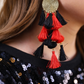 Claire Tiered Tassel Earrings
