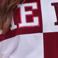Huddle Up Color Block Top- Maroon