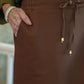 PREORDER- Solid Chocolate Skort
