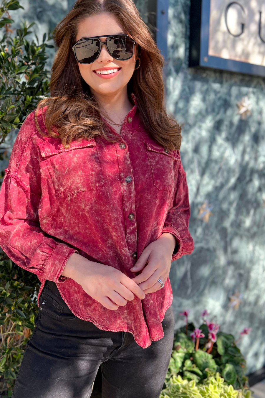 Dean Button Up Top - Jess Lea Wholesale