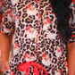 Santa Safari Chic Ruffle Pajama Set