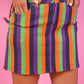 PREORDER- Spooky Nova Striped Denim Skirt