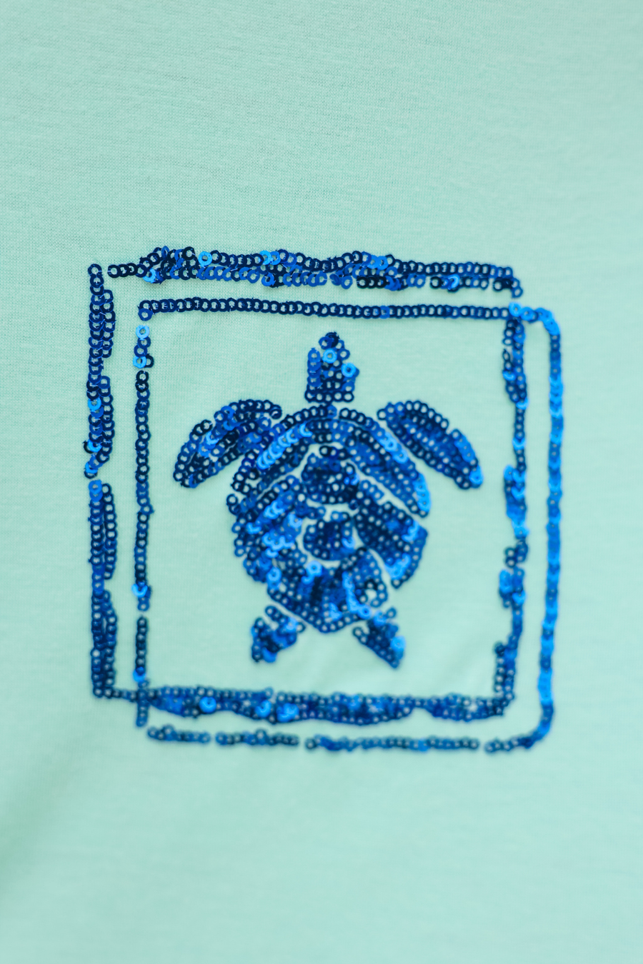By The Sea Sequin Patch Top