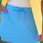 Solid Dusty Blue Skort