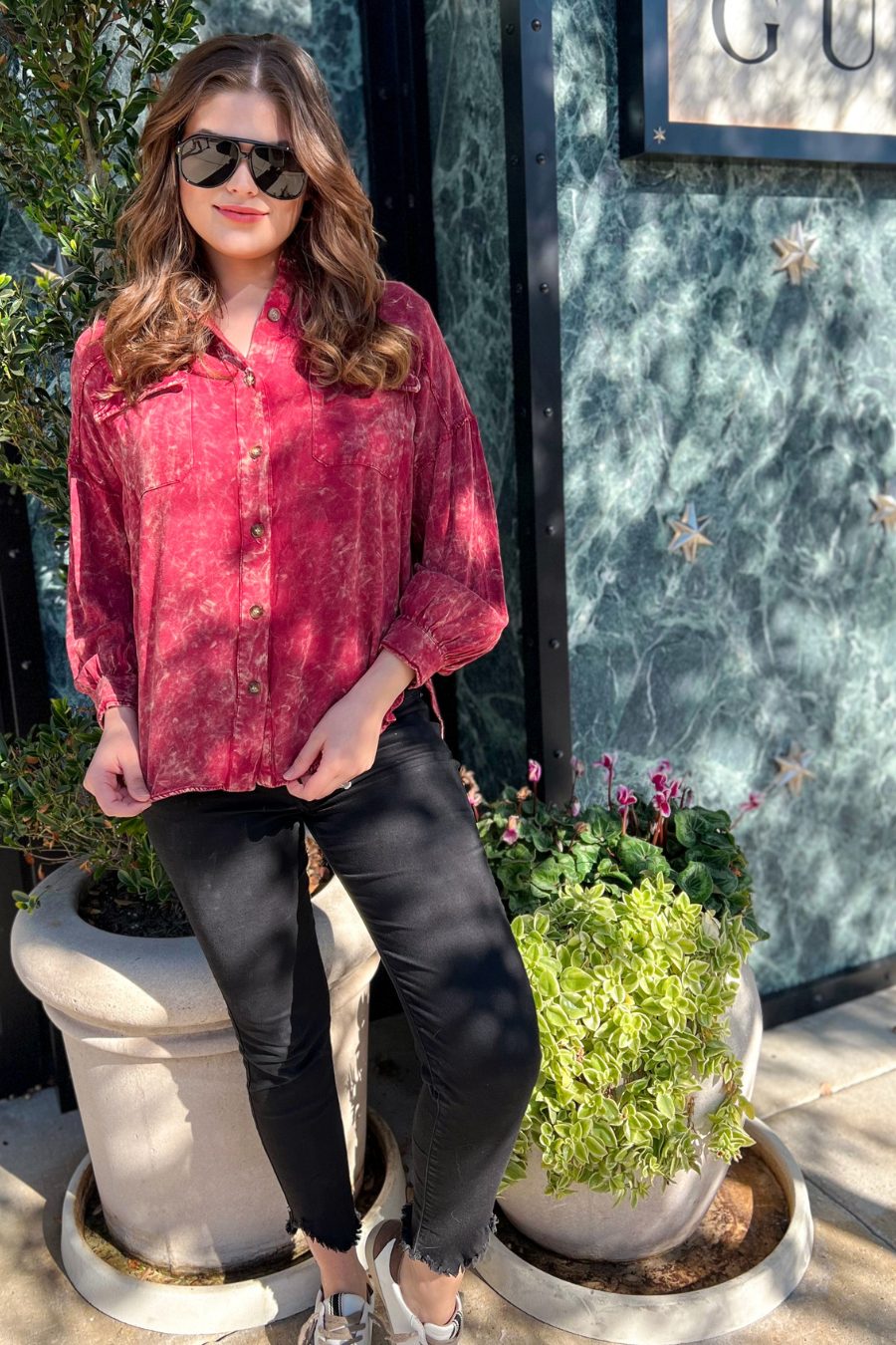 Dean Button Up Top - Jess Lea Wholesale