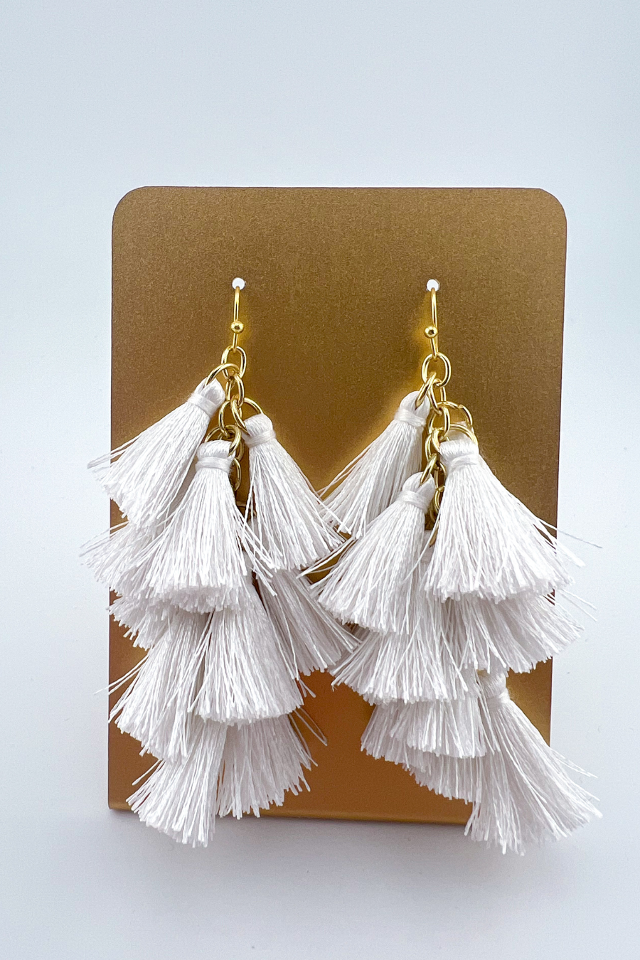 Bella Tiered Tassel Earrings