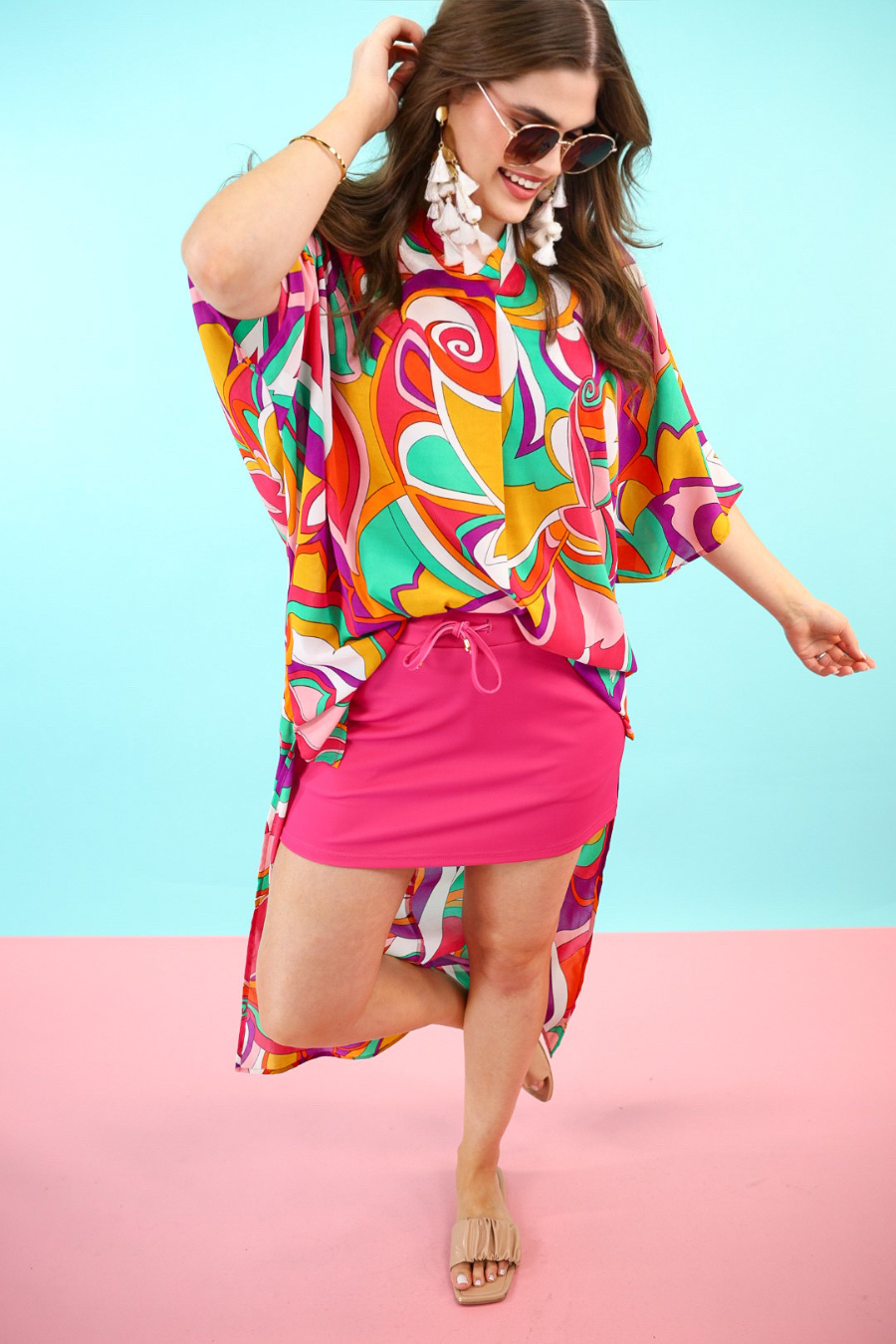Sunny Skies Hi Lo Tunic