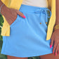 Solid Dusty Blue Skort