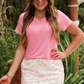 Chloe Camo Skort- Pink