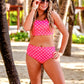 Sundazed Two Piece Swimsuit- Pink Polka Dot