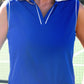 Everyday Polo Tank- Royal Blue/White