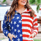 Stars and Stripes Quarter Zip Pullover