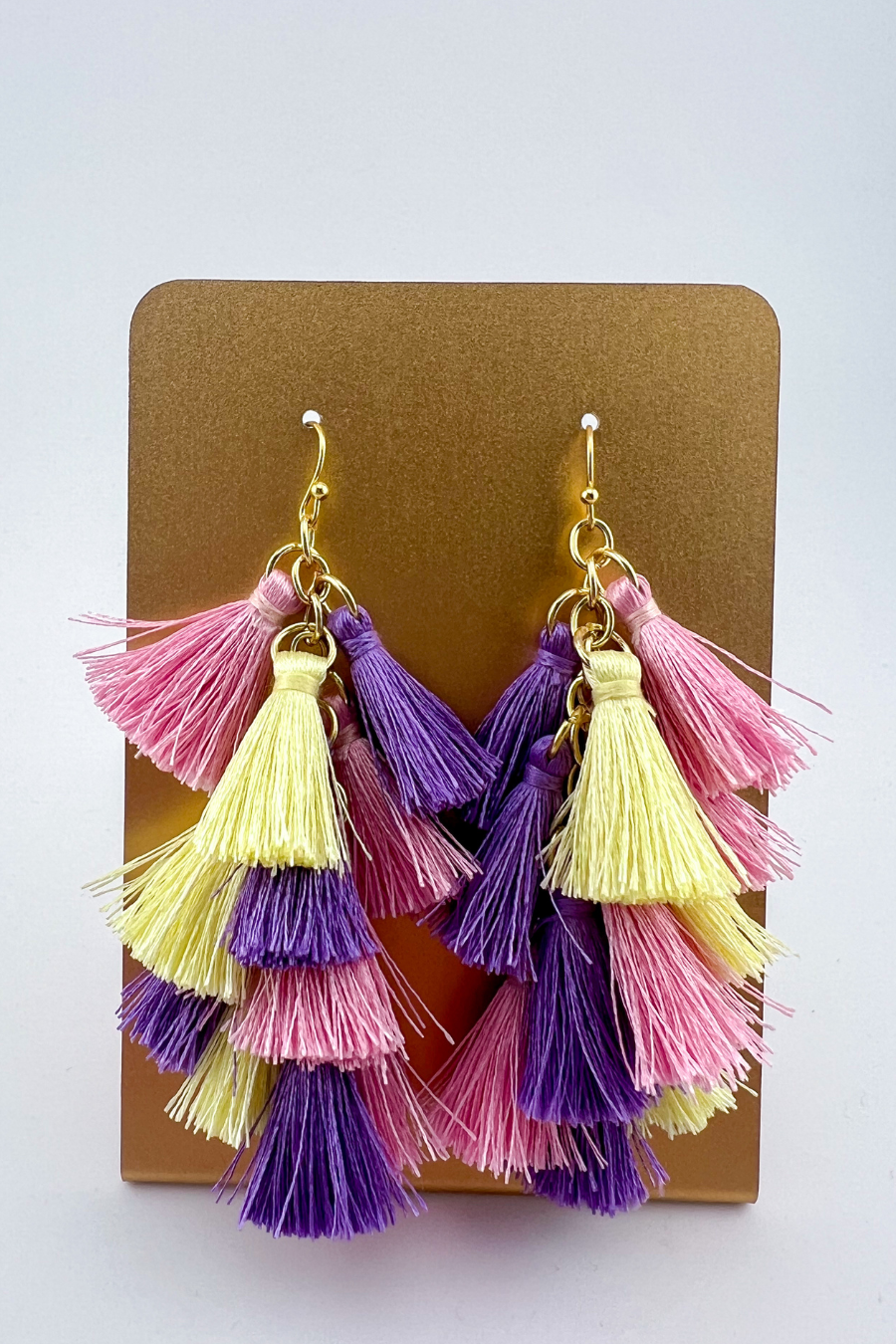 Bella Tiered Tassel Earrings