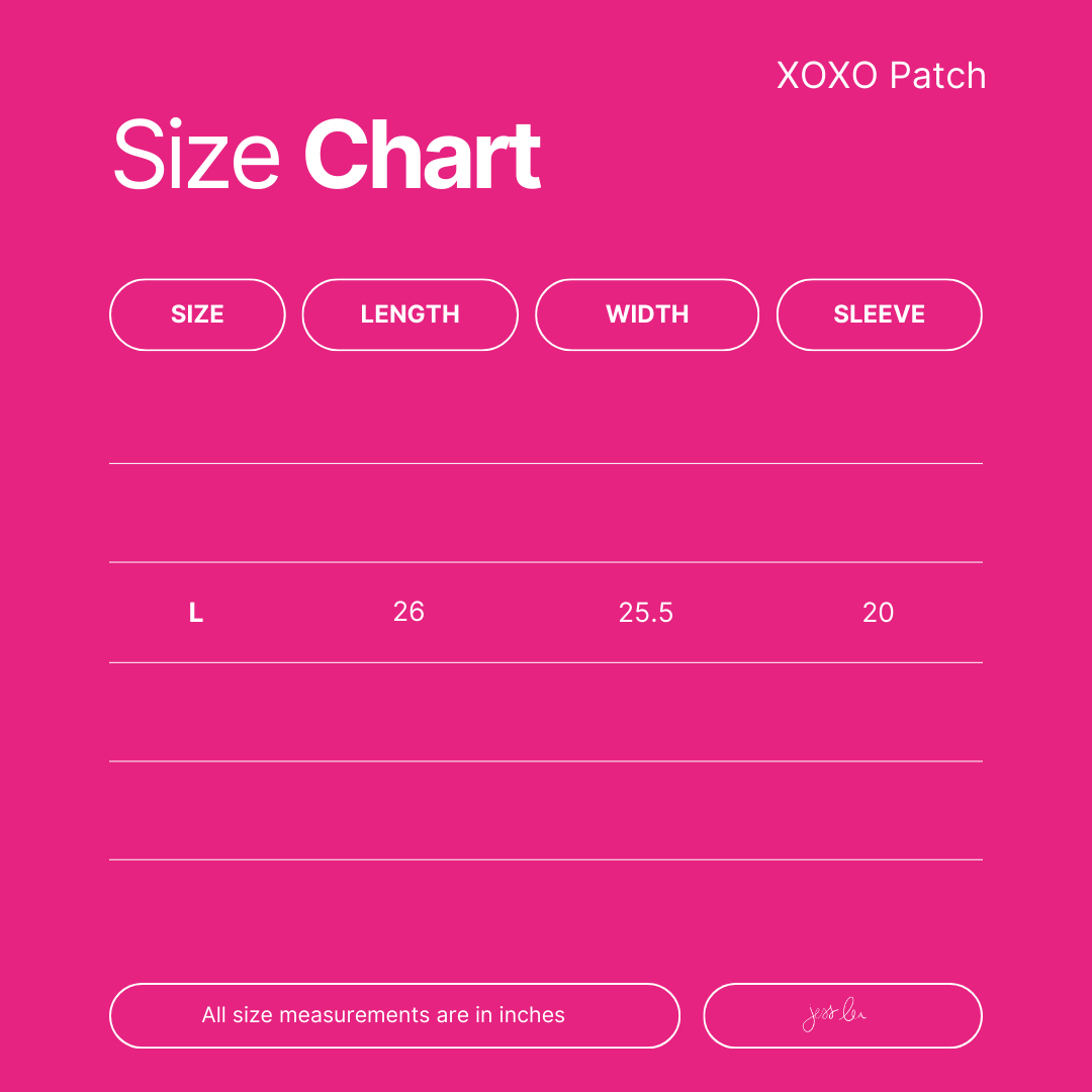 XOXO Patch Sweatshirt - Jess Lea Wholesale