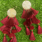 Claire Tiered Tassel Earrings