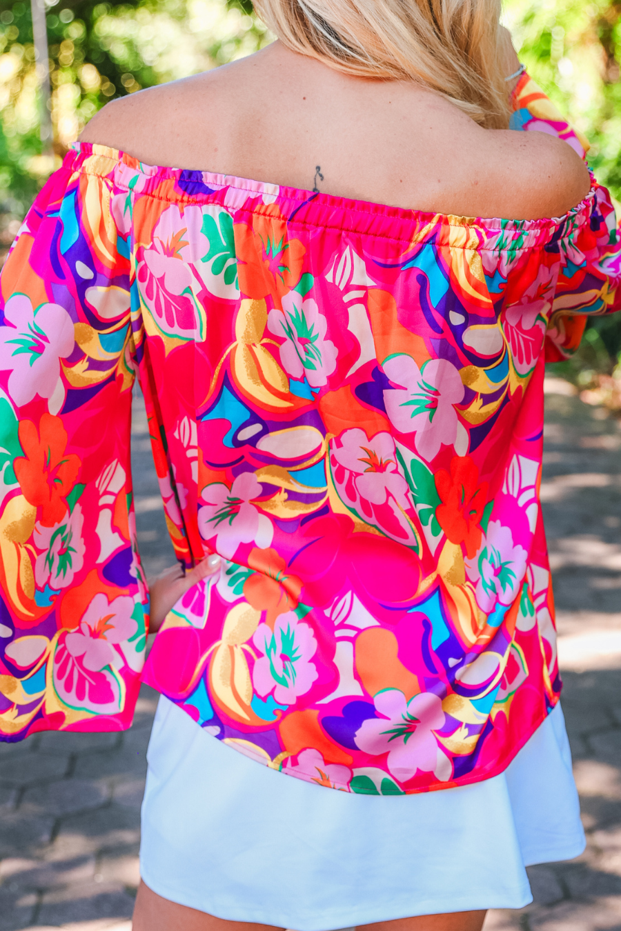 Always Happy Off The Shoulder Top