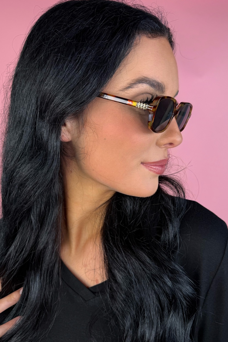 Bali Bound Sunglasses- Tortoise/Black