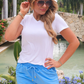 Solid Dusty Blue Everyday Shorts