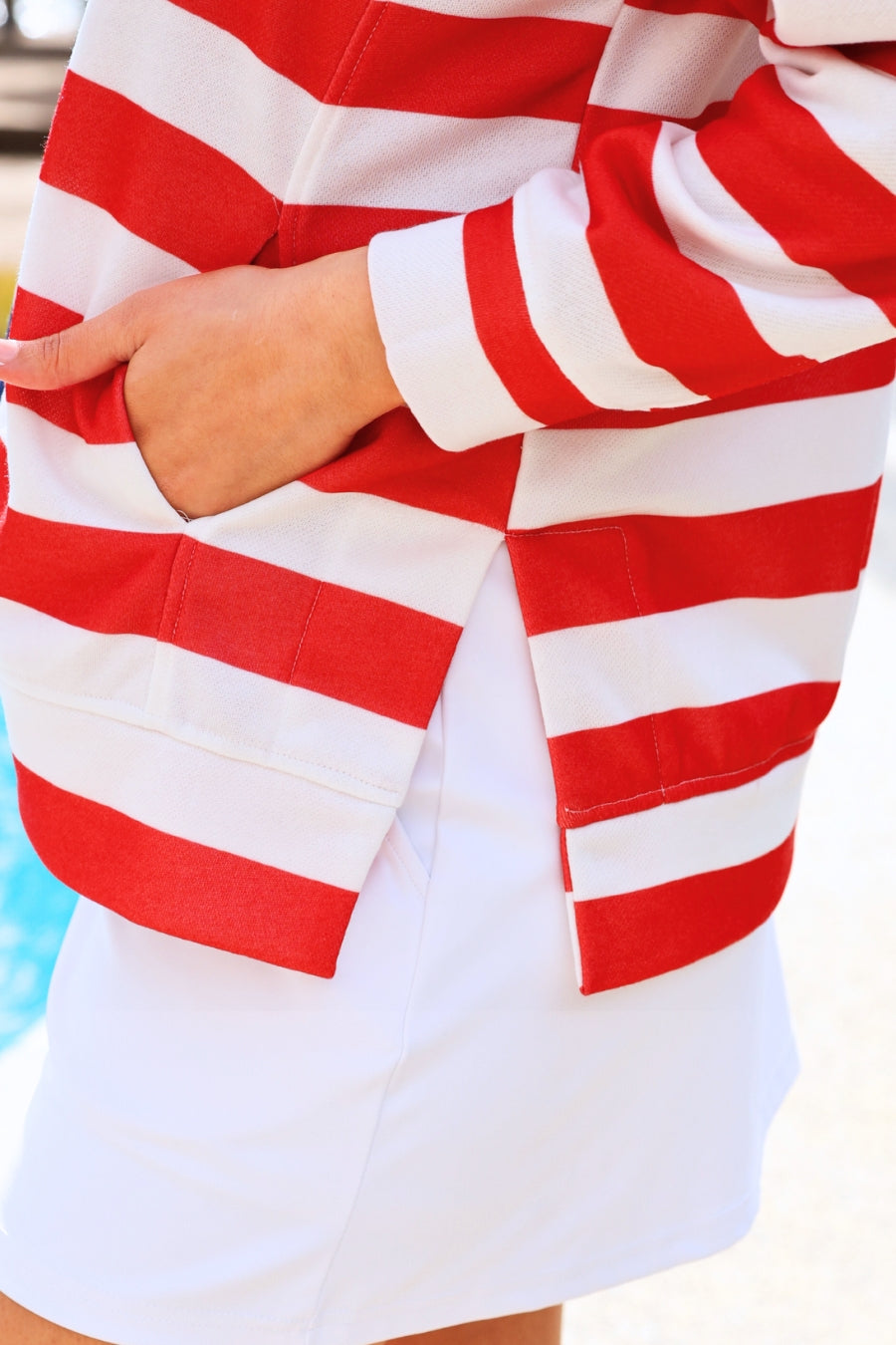 Stars and Stripes Quarter Zip Pullover