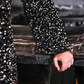 Old Flame Sequin Dress- Black