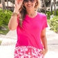 Eternal Blossom Everyday Shorts- Pink