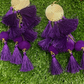 Claire Tiered Tassel Earrings