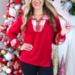 Juniper Plaid Pullover- Red