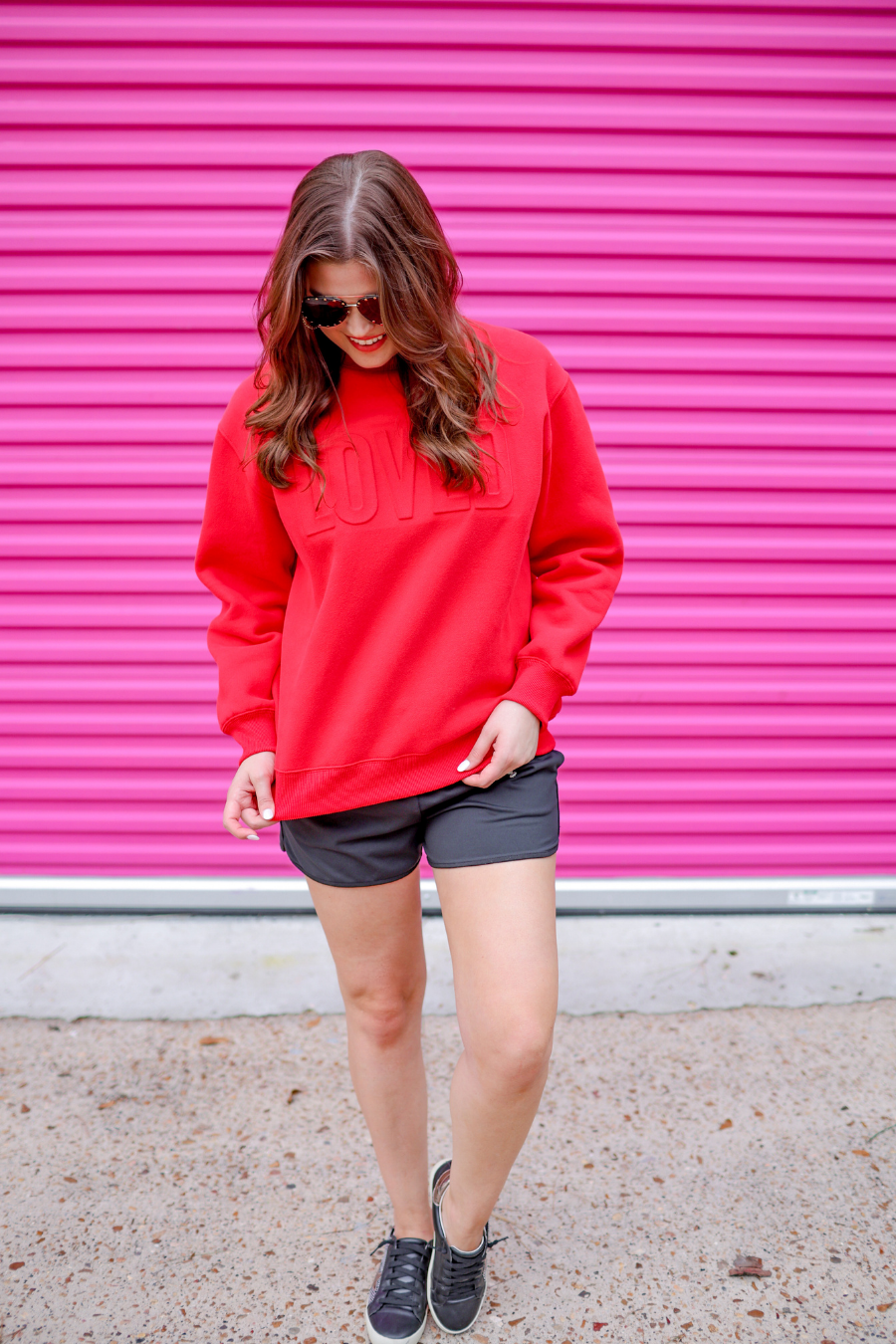 Loved Embossed Sweatshirt