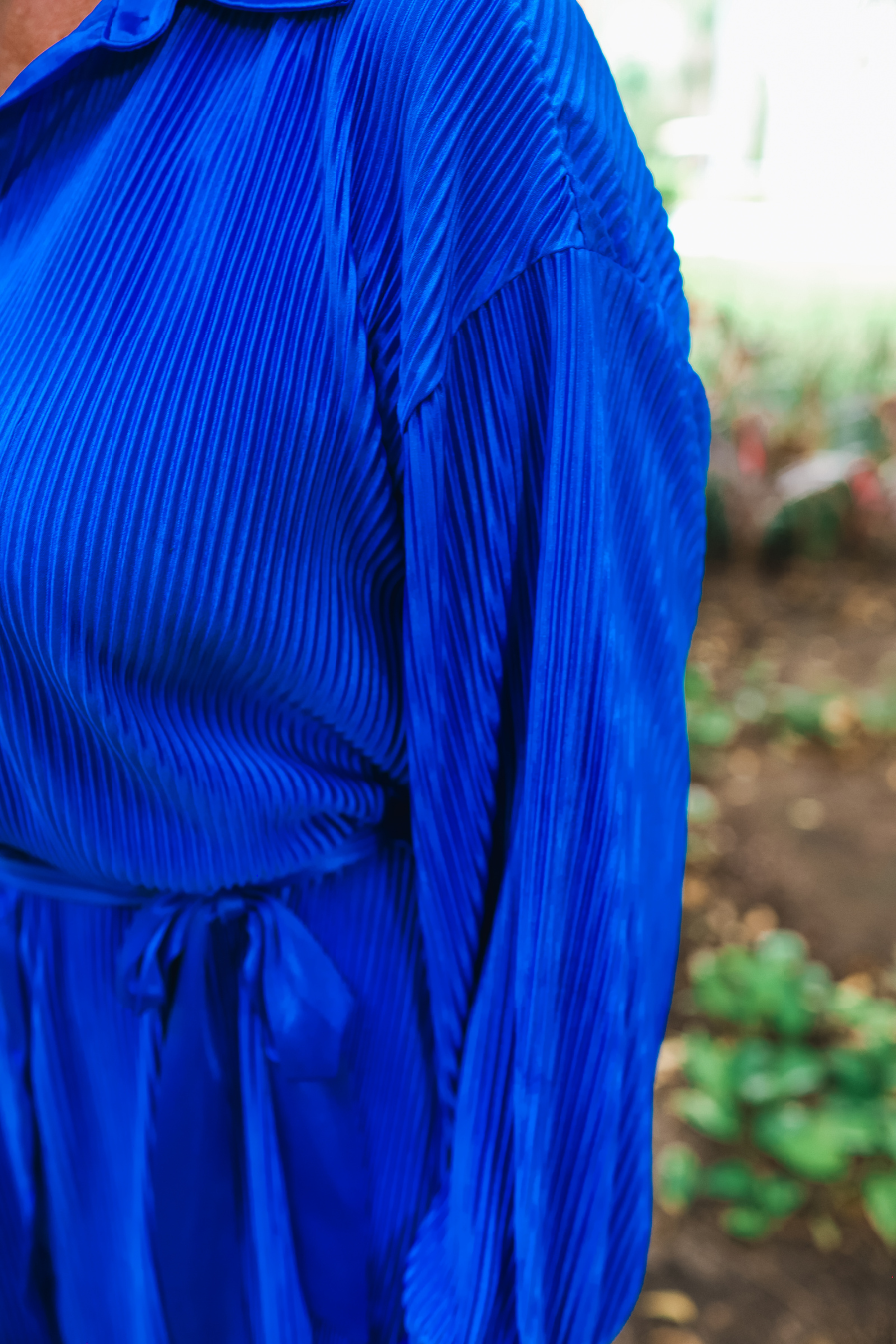 Hot Shot Pleated Tie Dress