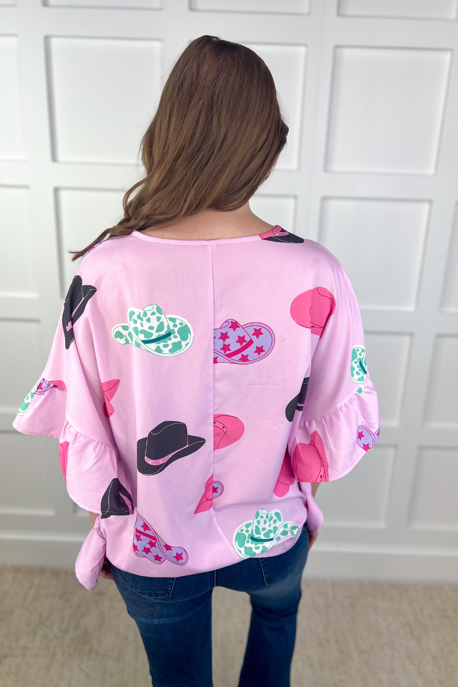 Cowgirl Up Ruffle Top