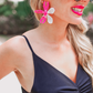 Bold Blooms Beaded Earrings
