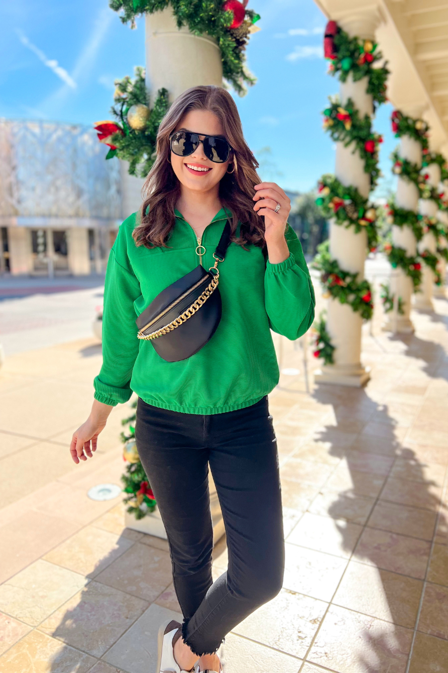 Levi Ribbed Quarter Zip Pullover