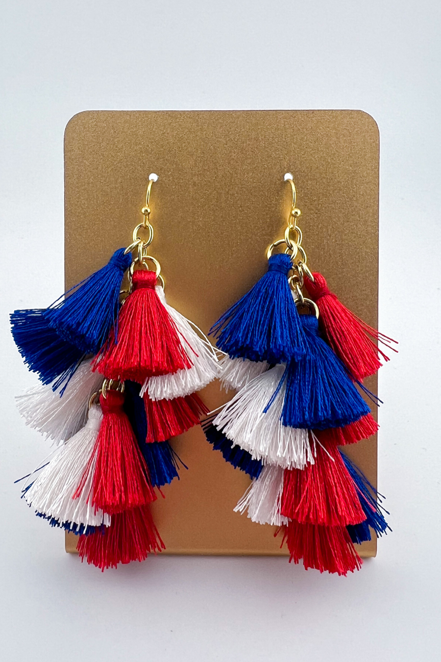 Bella Tiered Tassel Earrings