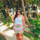 Malibu Sunset Palm Skort