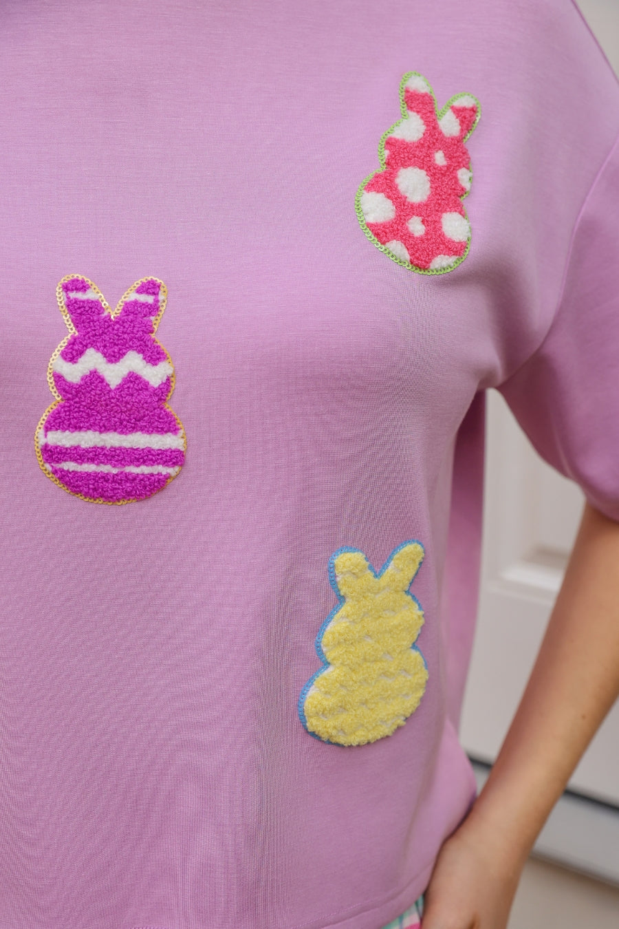 Calling My Peeps Chenille Top