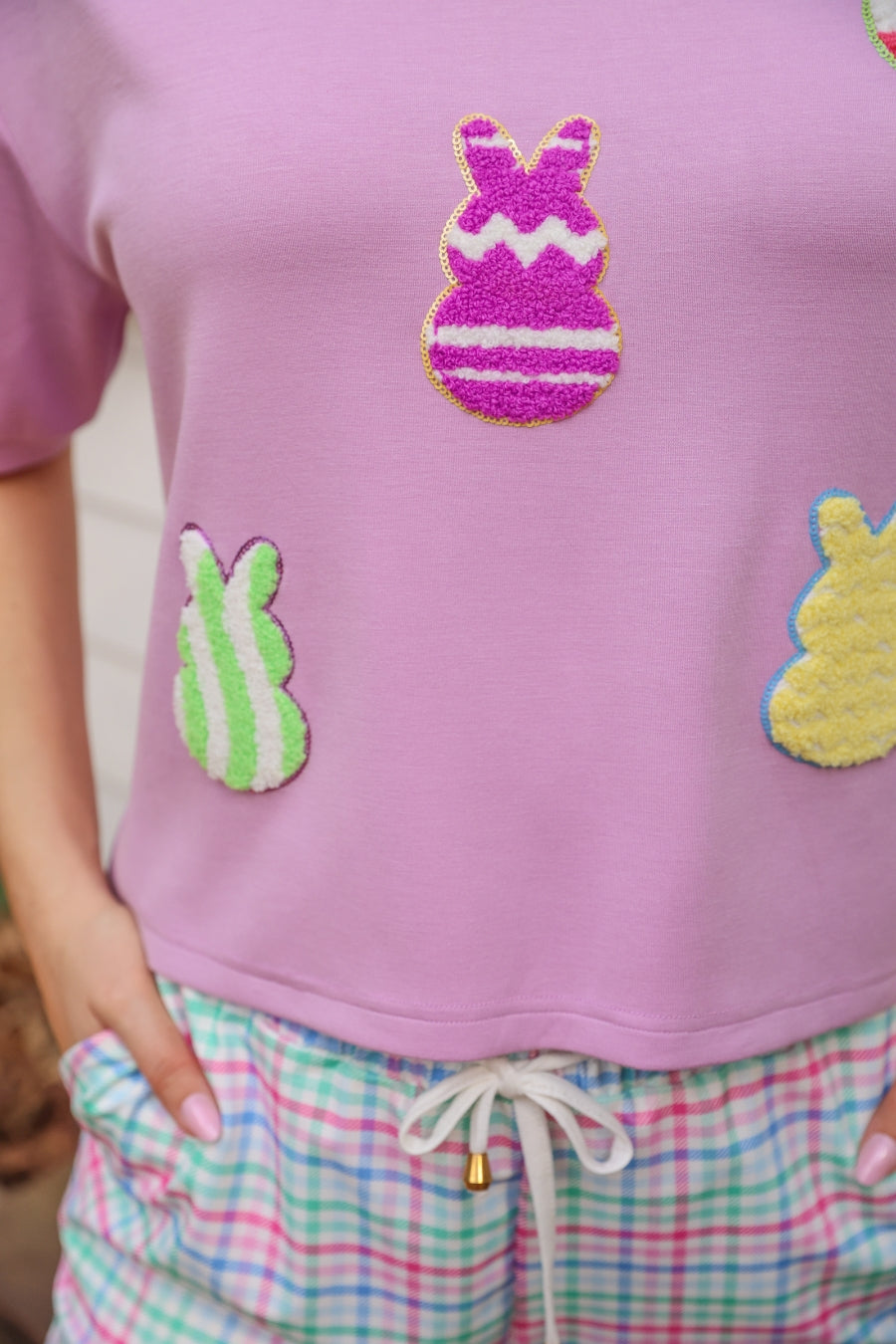 Calling My Peeps Chenille Top