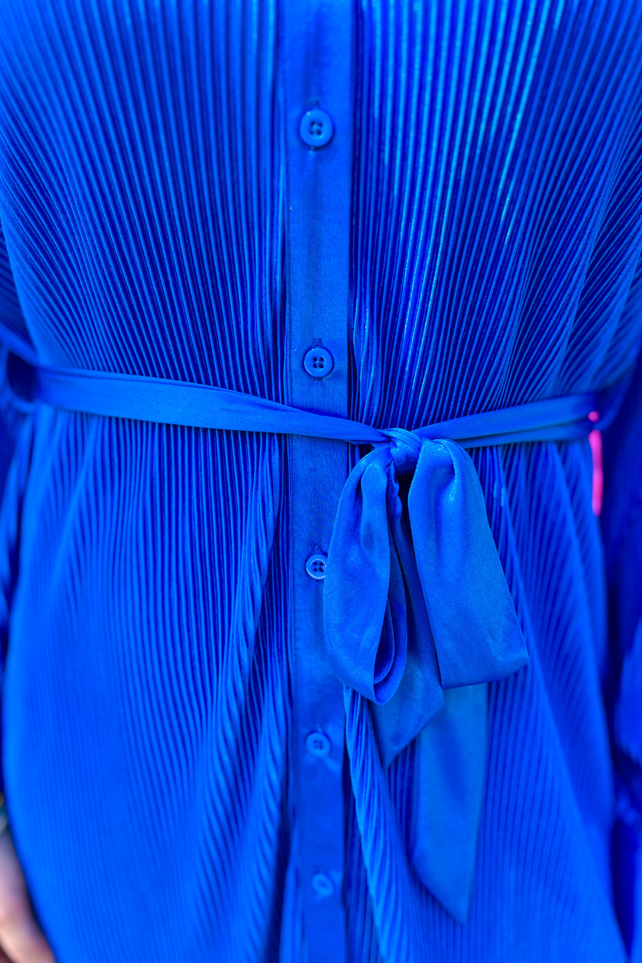 Hot Shot Pleated Tie Dress