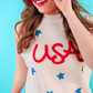 USA Tinsel Sweater Vest