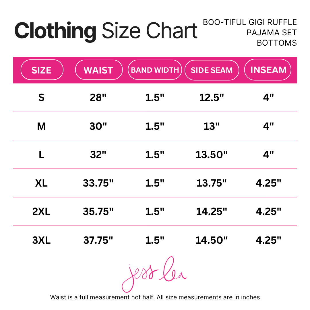 PREORDER- Boo-tiful GiGi Ruffle Pajama Set