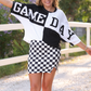 PREORDER- Huddle Up Color Block Top- Black