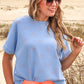 Millie Burn Out Tee- Butterflies