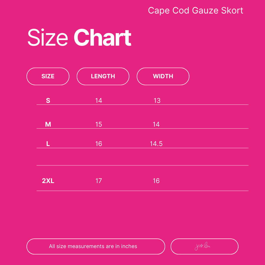 Cape Cod Gauze Skort