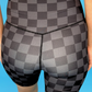 Check Back Biker Shorts