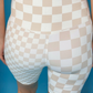 Checkered Dreams Biker Shorts