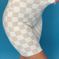 Checkered Dreams Biker Shorts