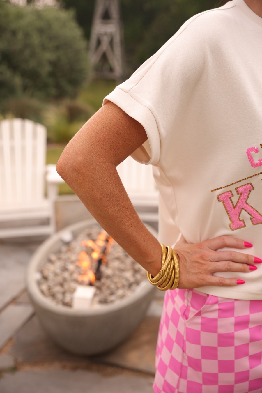 Classy Until Kickoff Luxe Top